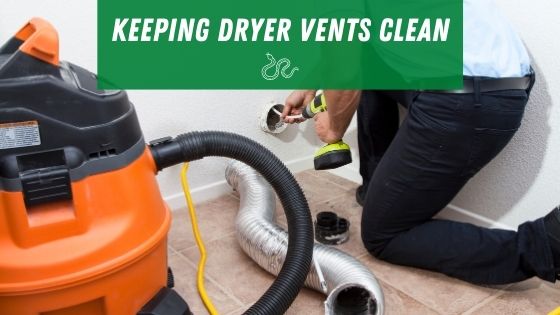 Keeping your dryer vent clean