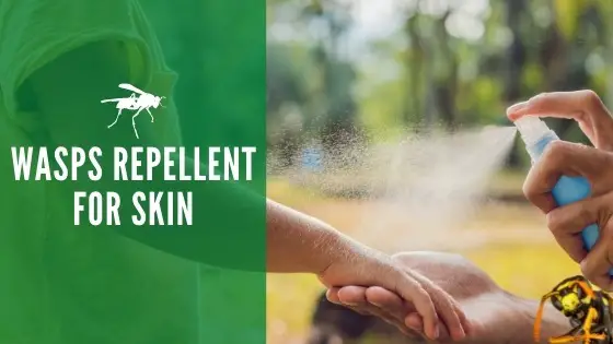 Wasp repellent for skin