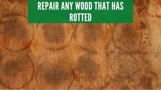 Repair wood that is rotted