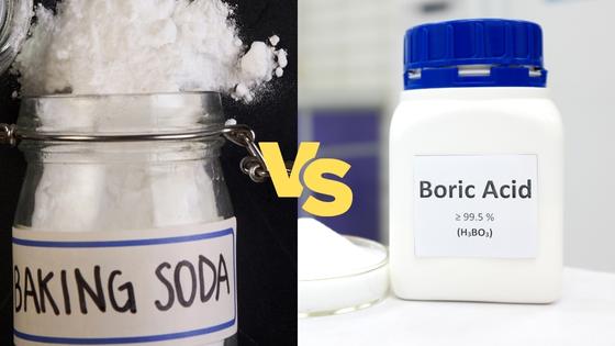 baking soda vs boric acid